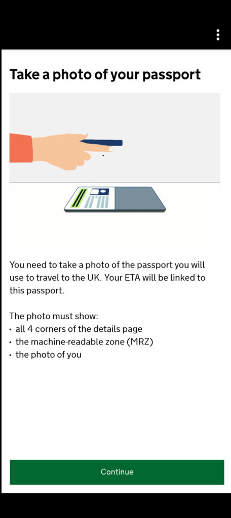 ETA UK Passport Main Page Photo